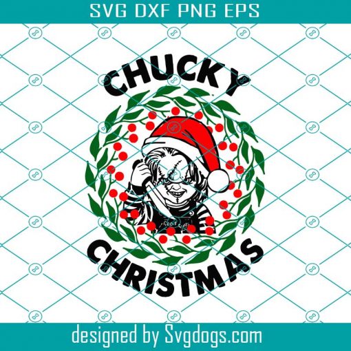 Christmas Chucky Horror Killer Svg, Merry Christmas Svg, Chucky Svg