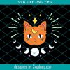 Magical Orange Cat Svg, Orange Cat Svg, Cat Svg