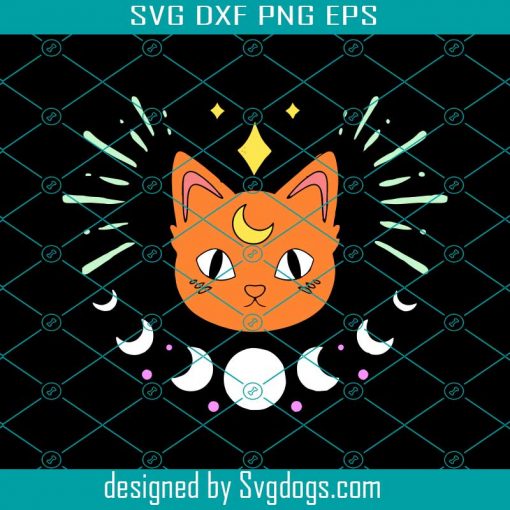 Magical Orange Cat Svg, Orange Cat Svg, Cat Svg - SVGDOGS.COM