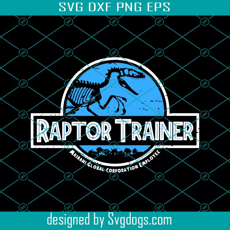 Jurassic World Raptor SVG