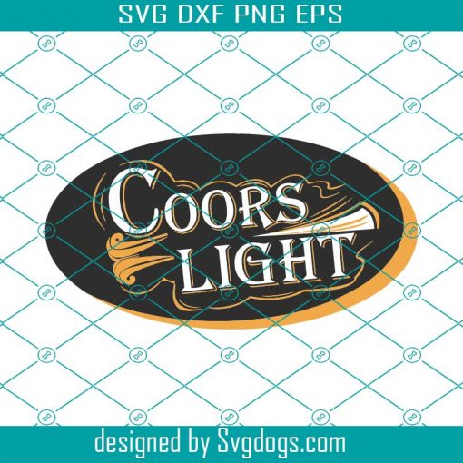 Coors Light Svg, Beer Emblem Logo Svg
