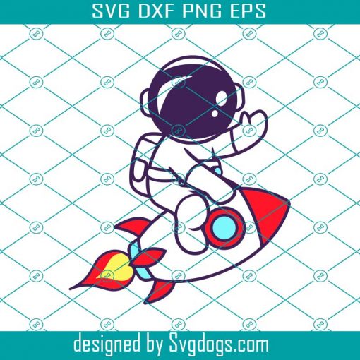 Cute Astronaut Svg, Kid Astronaut Svg, Cosmonaut Svg, Space Svg