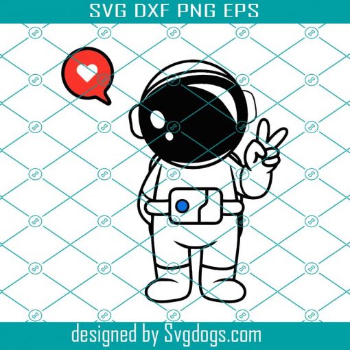 Cute Astronaut Svg, Kid Astronaut Svg, Cosmonaut Svg, Space Svg