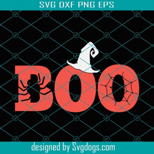 Witch Boo The Halloween Night Svg, Boo Svg, Halloween Svg, Ghost Svg