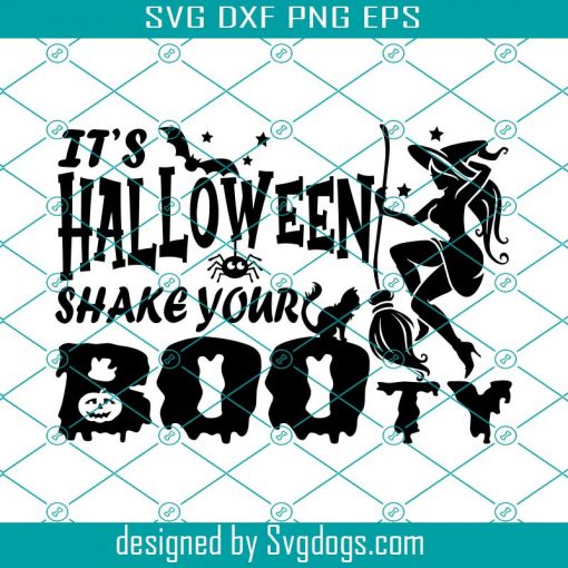 Shake Your Booty Its Halloween Svg, Halloween Boogie Svg, Halloween Quote Svg, Halloween Svg