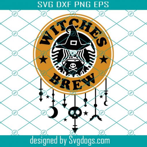 Witches Brew Svg, Witch Cup Svg, Halloween Coffee Svg, Witch Halloween Logo Svg