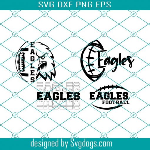 Eagles Football Svg, Eagles Svg, Mascot Eagle Svg, Icon Svg