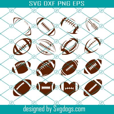 Football Ball Svg, Football Heart Svg, Football Ball Heart Svg ...