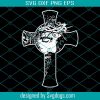 Jesus Cross Svg, Crucifix Svg, Christian Cross Svg