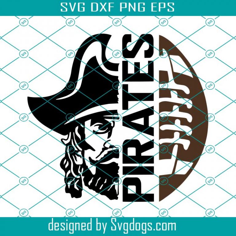 Pirates Football Svg, Football Svg, Football Mom Svg, Team Spirit Svg 