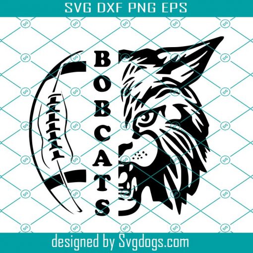 Bobcats Svg, Football Svg, Bobcats Football Svg, Football Mom Svg, Sport Svg