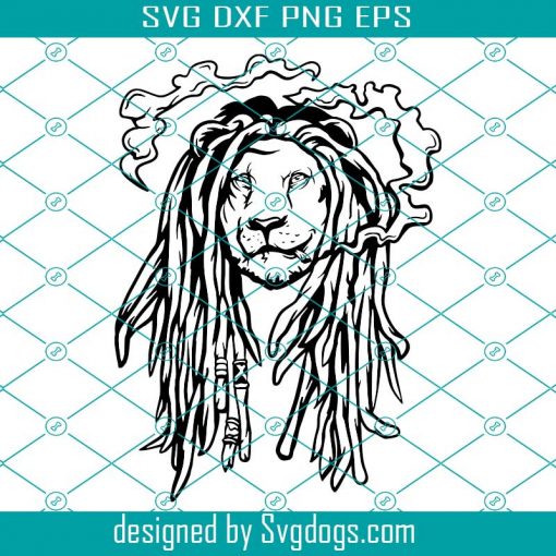 Rasta Lion Svg, Dreads Svg, Reggae Svg, One Love Svg,  420 Svg, Stoner Svg