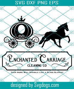 Disney Cinderella Inspired Enchanted Carriage Cleaning Co Svg, Horse Svg, Animal Svg