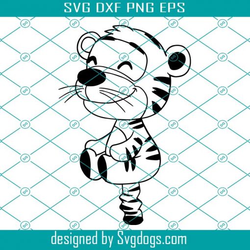 Cute Tiger Svg, Cute Tiger Animal Free Black White Svg, Tiger Face Drawing Easy Svg