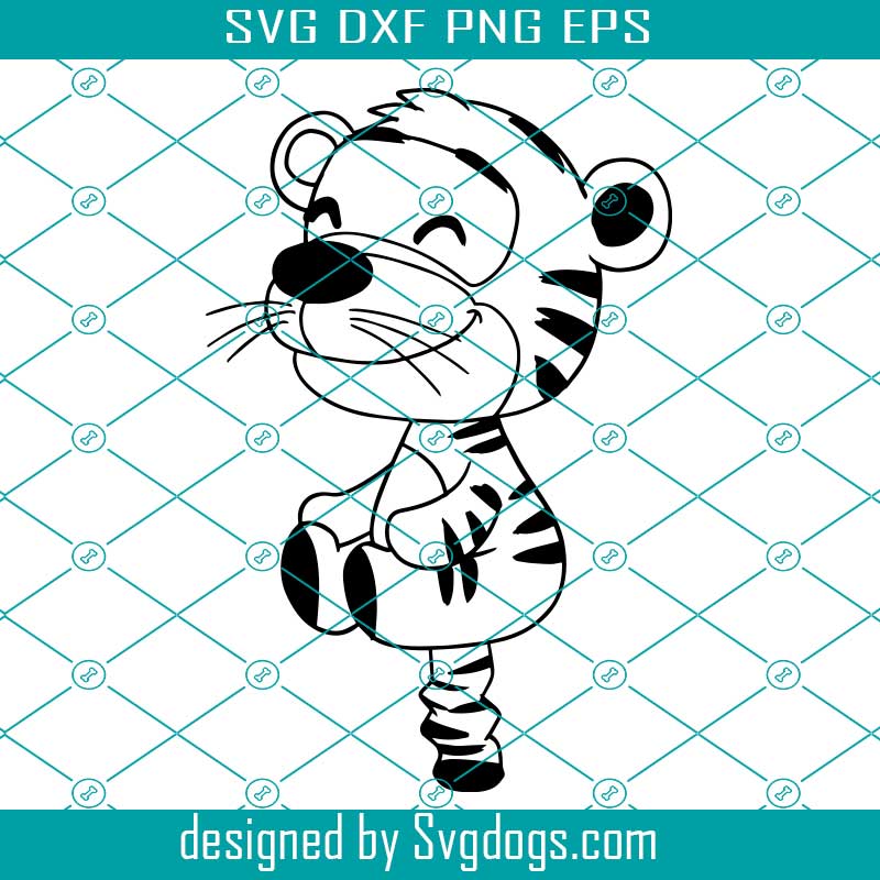 Cute Tiger Svg, Cute Tiger Animal Free Black White Svg, Tiger Face Drawing  Easy Svg