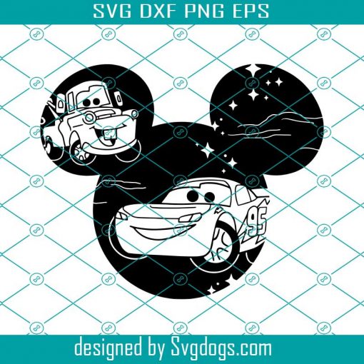 Cars Svg, Disneyland Cars Svg, Disney Svg, Mickey Svg