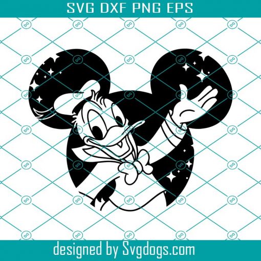 Donald Svg, Disneyland Ears Svg , Mickey And Friends Svg