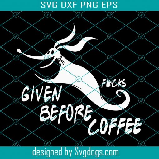 Zero Fucks Before Coffee Svg, Drink Svg, Coffee Svg