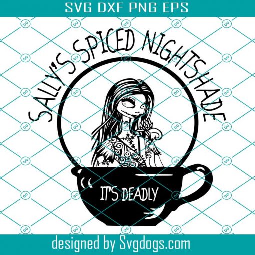 Sallys Spiced Nightshade Svg, Deadly Svg, Halloween Svg, Sally Svg