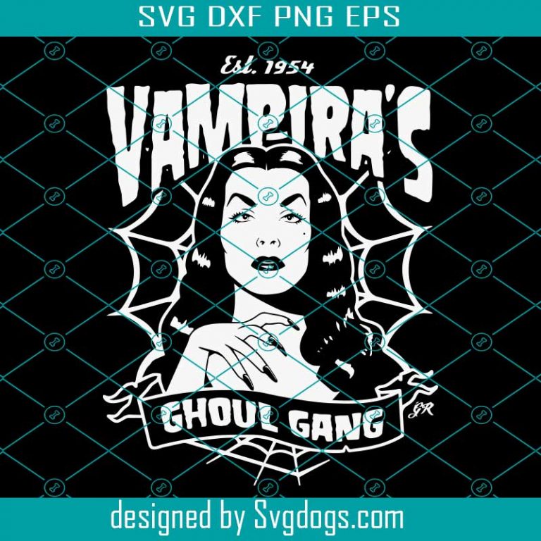 Vampiras Ghoul Gang Svg, Ghoul Gang Svg, Lady Svg, Halloween Svg