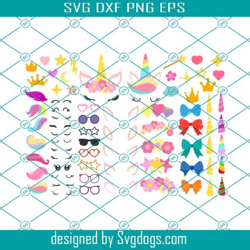 Glasses Svg Bundle, Bow Hairpin Svg, Cute Disney Svg