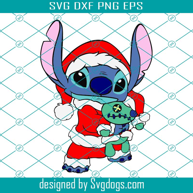 Stitch Christmas Svg, Christmas SvgDesign, Stitch Svg