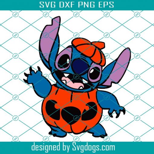 Disney Stitch Halloween Svg, Stitch Halloween Svg, Stitch Svg, Halloween Svg, Pumpkin Svg