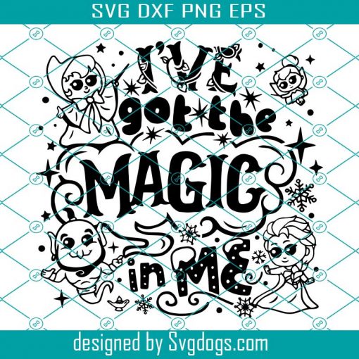 Magic In Me Svg, The Genie Svg, Frozen Svg, Fairy Godmother Svg, Tinkerbell Svg