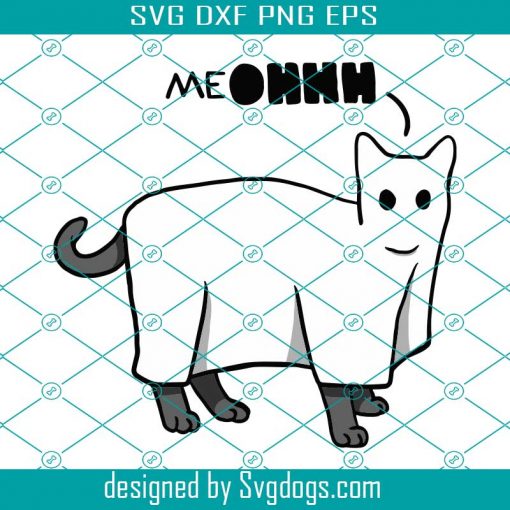 Halloween Ghost Cat Svg, Halloween Svg, Ghost Svg, Cat Svg, Boo Svg