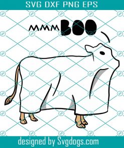 Halloween Ghost Cow Svg, Halloween Svg, Ghost Svg, Cow Svg, Boo Svg