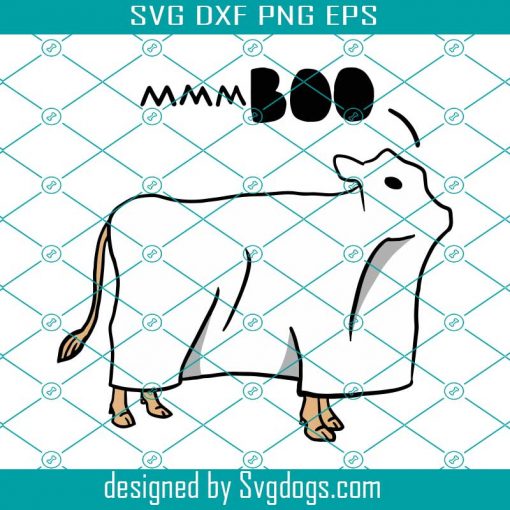 Halloween Ghost Cow Svg, Halloween Svg, Ghost Svg, Cow Svg, Boo Svg