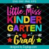 Lil Miss Kindergarten Grad Prek Graduation Svg, School Svg, Back To School Svg