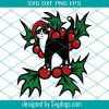 Stitch Christmas SVG, Cartoon Character On Skates Christmas Svg, Christmas Svg