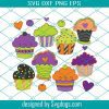 Halloween Cake Bundle Svg, Cake Svg, Halloween Svg