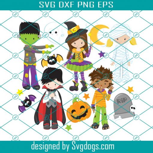 Happy Halloween Svg, Pumpkin Svg, Boo Svg, Witch Svg