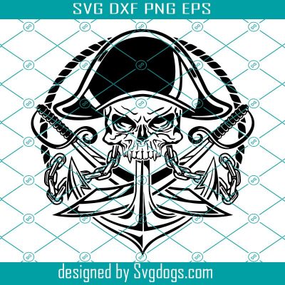 Pirate Svg, Flag Crossbones Jolly Roger Pirates Skull And Bones Svg ...