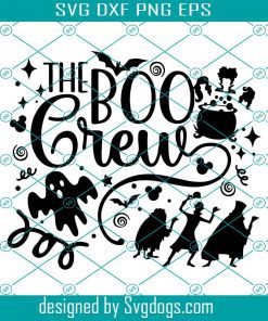 The Boo Crew Svg, Disney Halloween Svg, Halloween Svg, Boo Bash Svg