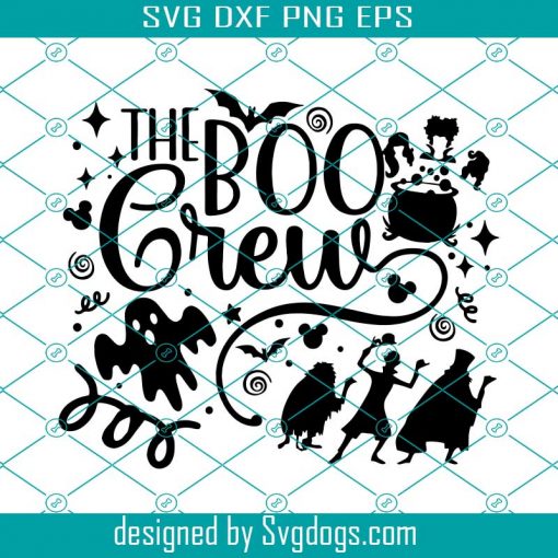 The Boo Crew Svg, Disney Halloween Svg, Halloween Svg, Boo Bash Svg