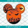 Mickey Ears Halloween Svg, Disney Halloween Svg, Mickey Halloween Svg