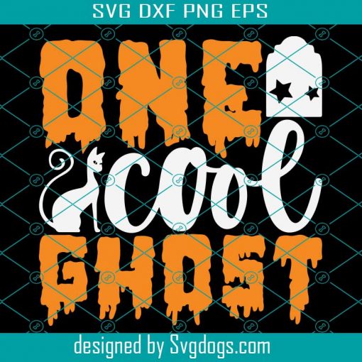 One Cool Ghost Svg, Halloween Svg, Ghost Svg