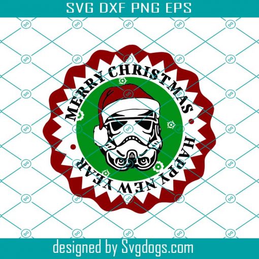 Merry Christmas Santatrooper Svg, Christmas Svg, Happy New Year Svg