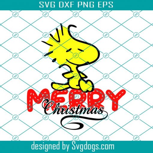 Merry Christmas Woodstock Svg, Christmas Svg, Woodstock Svg