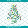 Merry Fitness Svg, A Happy New Year Svg,  Funny Christmas Workout Svg