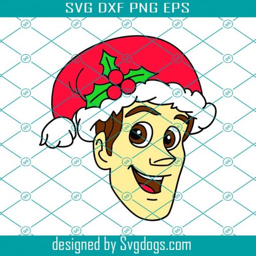 Woody Santa Hat Svg, Merry Christmas Svg, Santa Svg