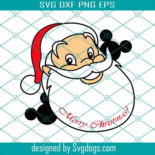 Disney Santa Claus Svg, Merry Christmas Svg, Santa Svg