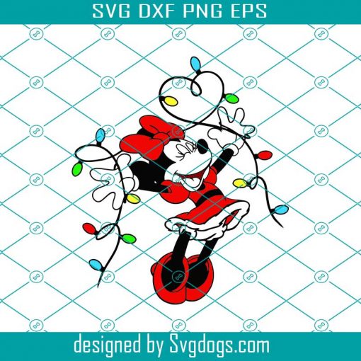 Christmas Svg, Christmas Lights Svg, Holiday Svg, Disney Svg