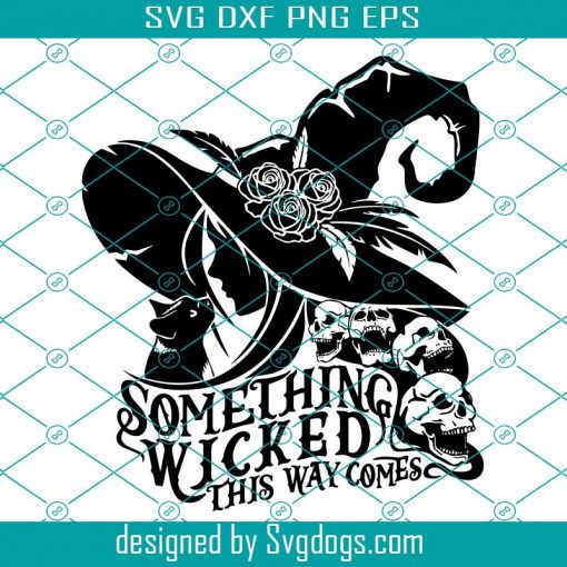 Something Wicked Svg, Halloween Svg, Proud Member Witch Club Svg, Bad Witch Svg