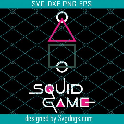 Squid Game Svg, Vintage OJM Ojingeo Geim Squid Game Svg, Vintage Squid Game Svg, Geometric Svg