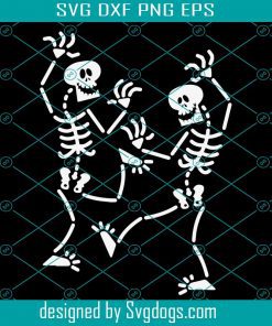 Skeleton Dancing Halloween Svg, Skeleton Svg, Halloween Svg