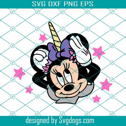 Unicorn Mouse Svg, Disney Svg, Cute Mouse Svg